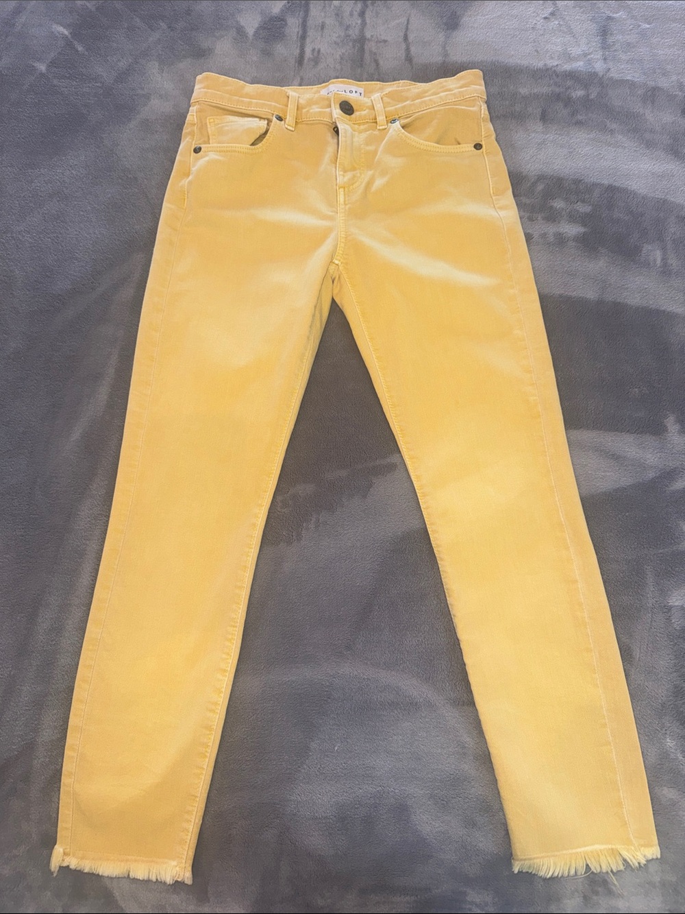 LOFT Sunlit Yellow Jeans